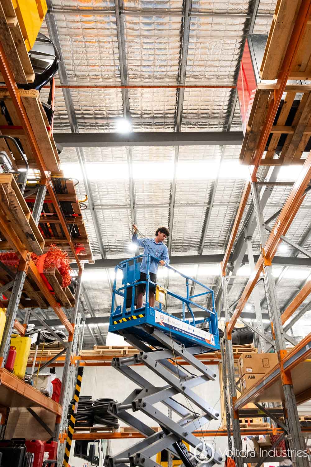 Genie GS-2632 scissor lift platform controls